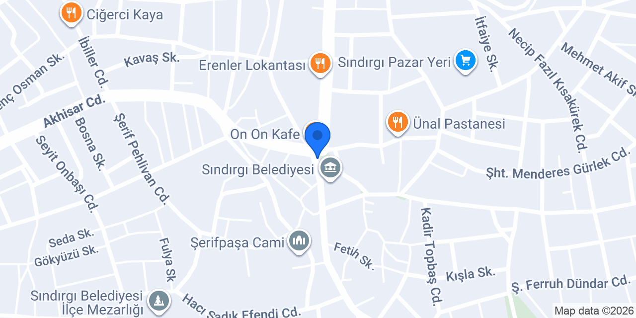 Yağmur eczanesi konumu