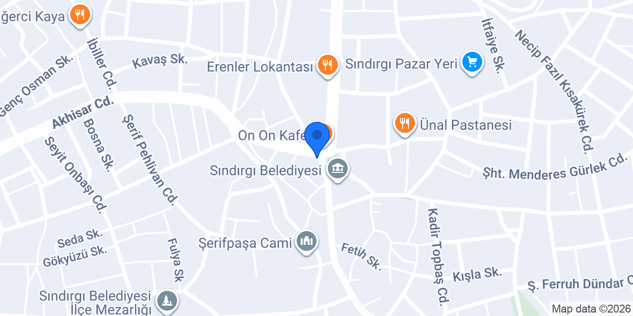 Aslan Harita Mühendislik konumu