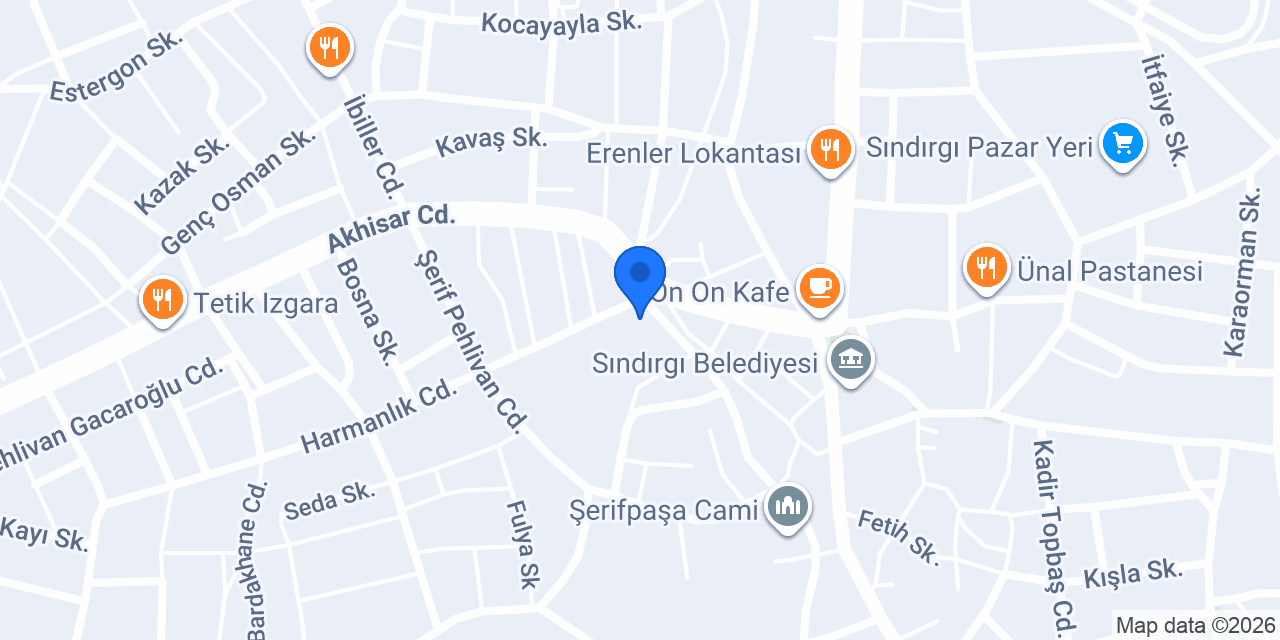 Dede Ticaret(Yapı Malzemeleri) konumu