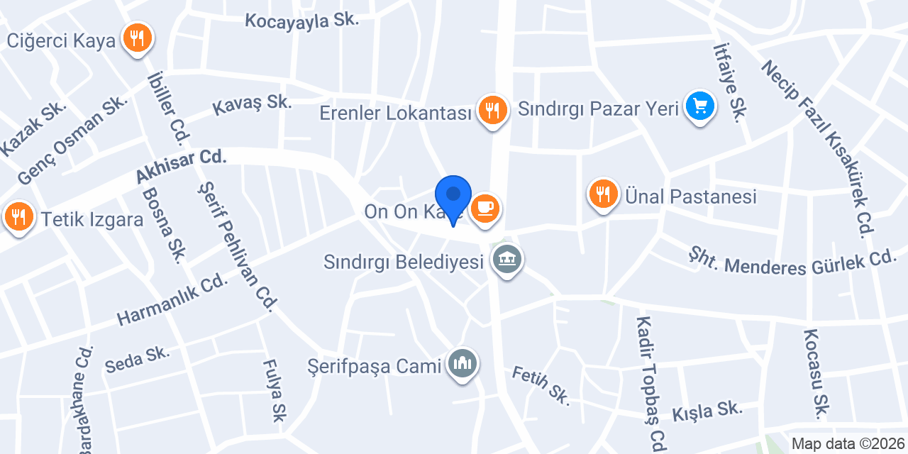 Yiğit Otomotiv konumu