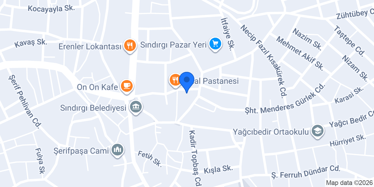 Sındırgı Optik konumu