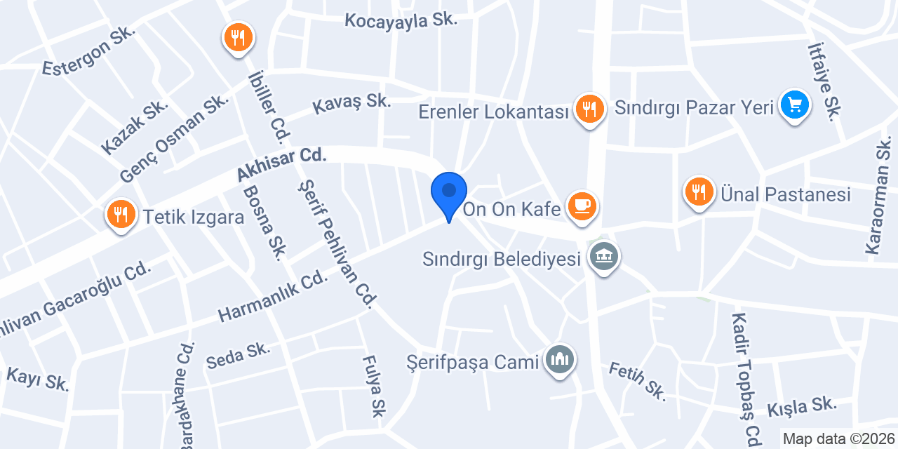 Özel Ayışığı Sürücü Kursu konumu