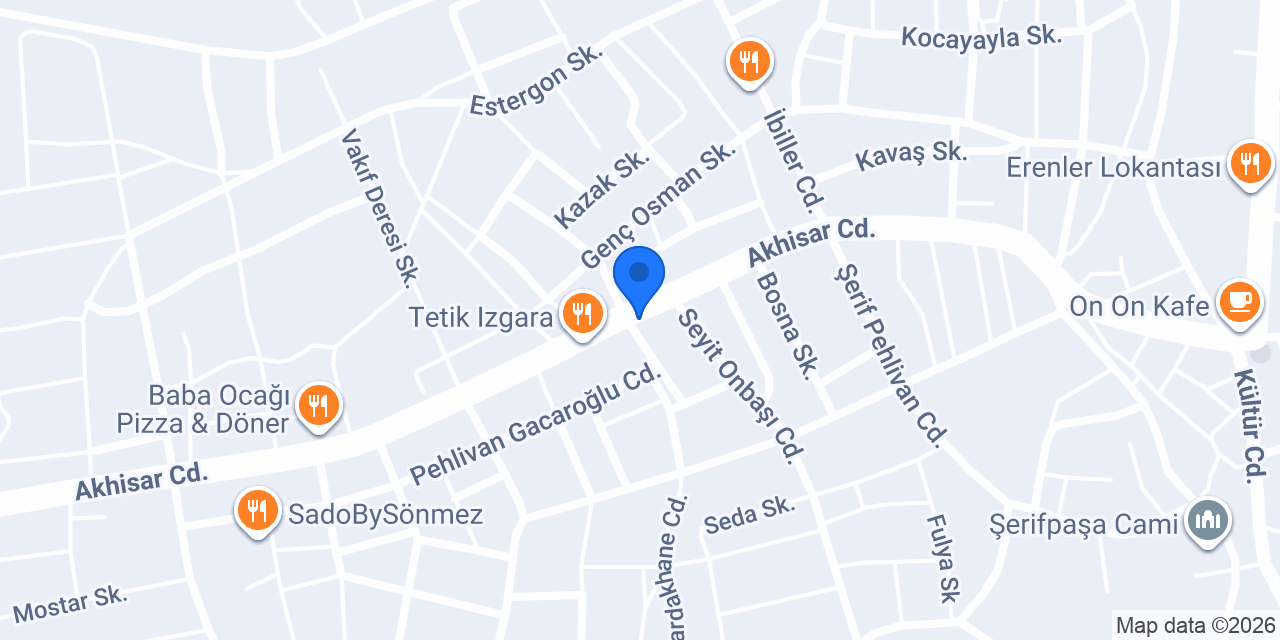 GÜLER OTO GALERİ konumu