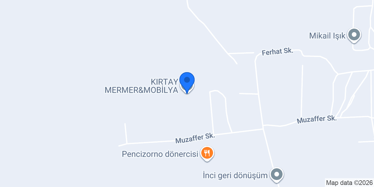 KIRTAY MERMER&MOBİLYA konumu