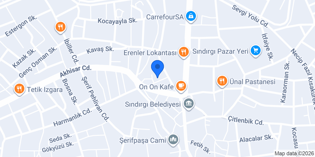 Yağçı Toptan konumu