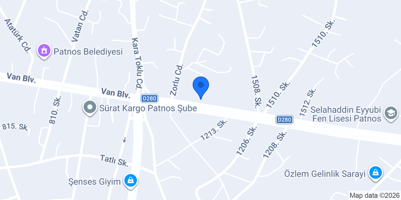 Sinoğlu Spot Mobilya konumu
