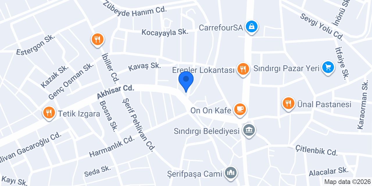 Veteriner Hekim Yücel Karan konumu