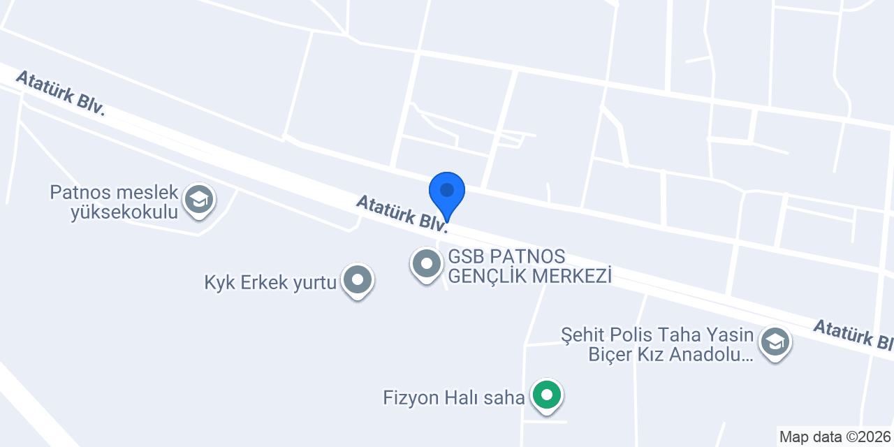 Patnos İlçe Emniyet Müdürlüğü konumu