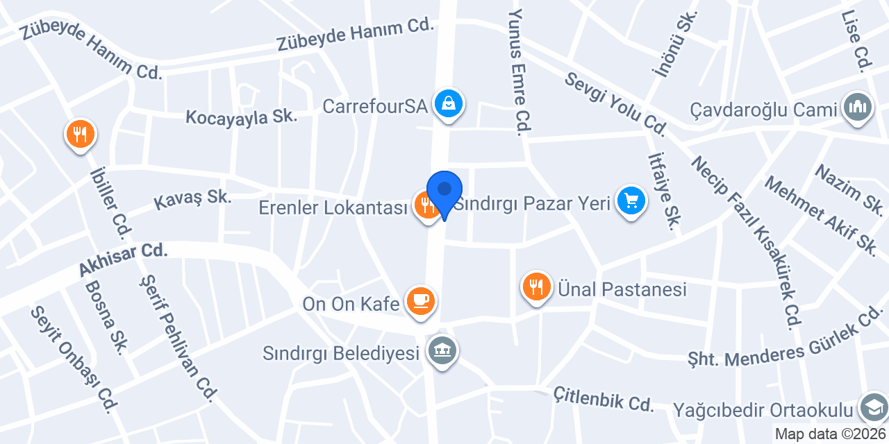 Can Ekmek Fırını konumu