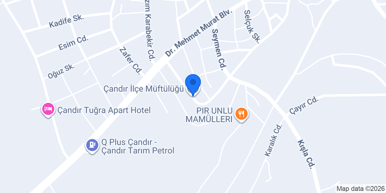 Çandır İlçe Müftülüğü konumu
