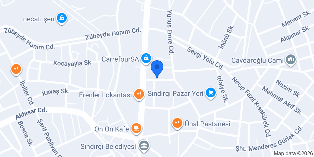 AKMEŞE TİCARET konumu