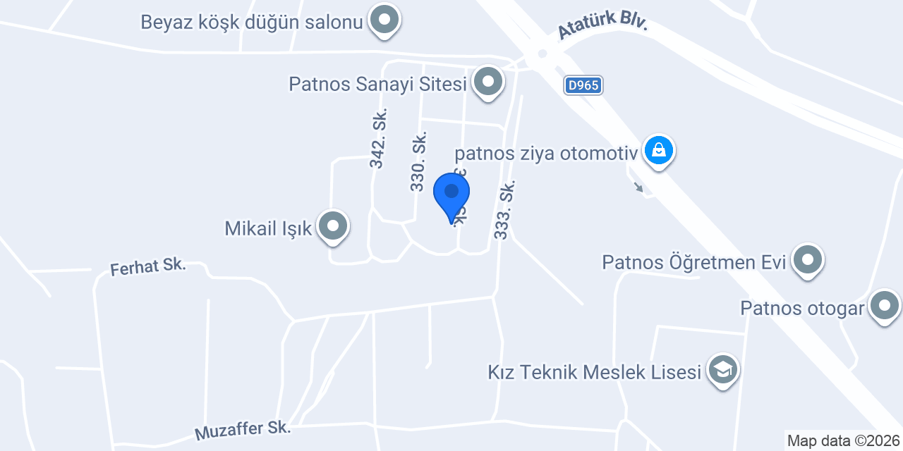 Patnos Auto pratik konumu