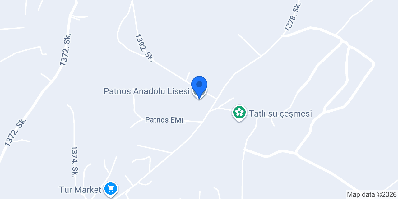 Patnos Anadolu Lisesi konumu