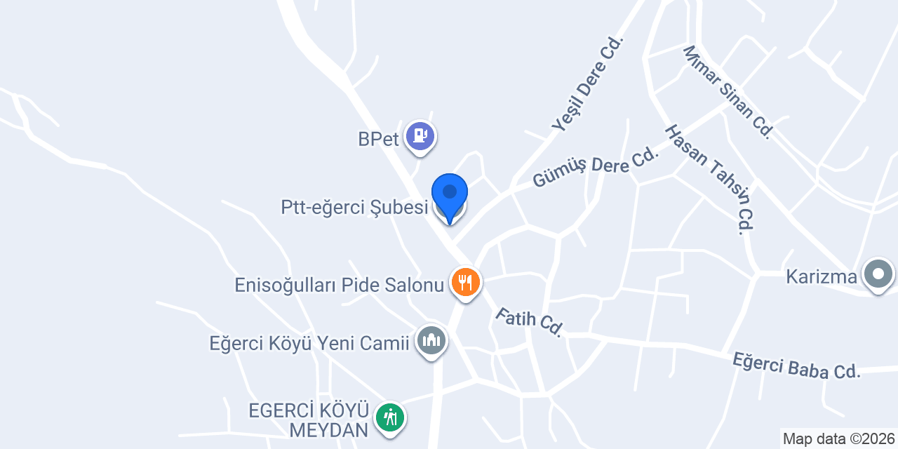 Ptt-eğerci Şubesi konumu