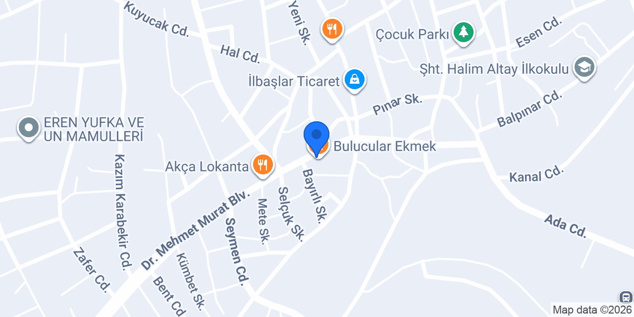 Bulucular Ekmek konumu