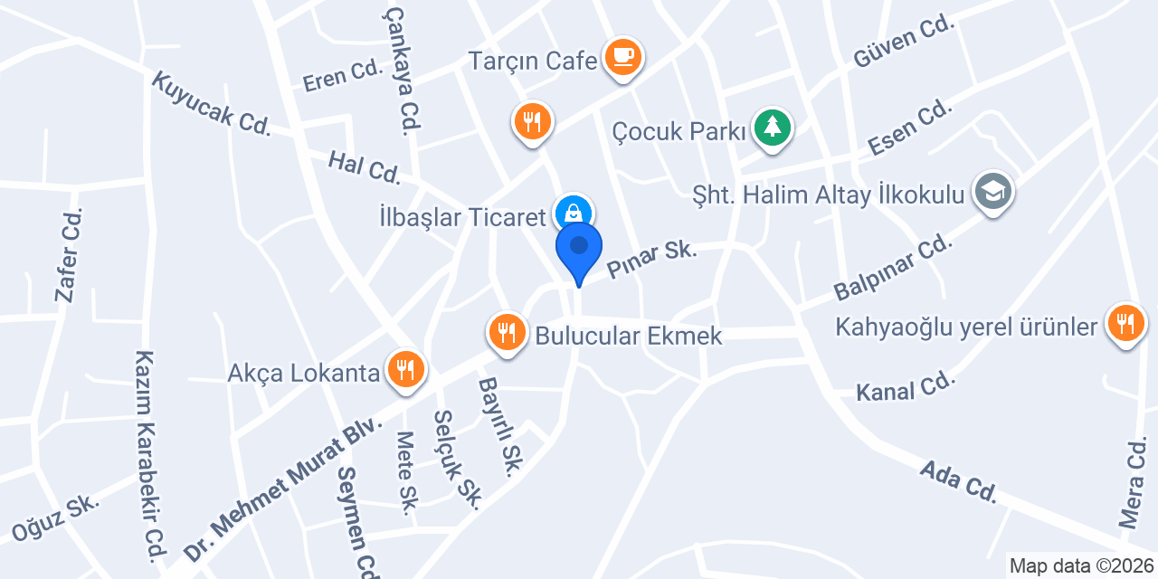 Çandır İlçe Halk Kütüphanesi konumu