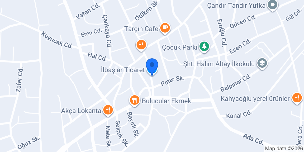 İlbaşlar Ticaret konumu