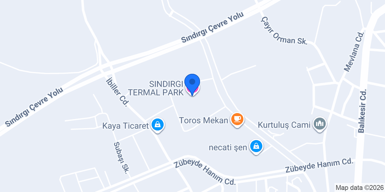 SINDIRGI TERMAL PARK konumu