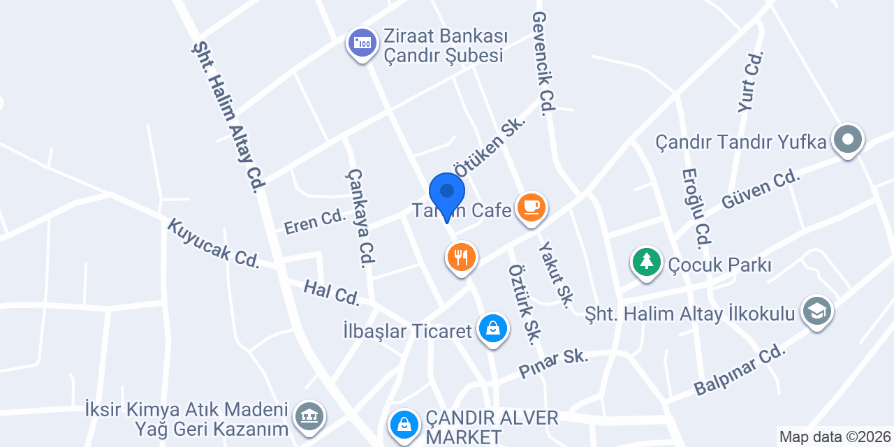 Çandır İlçe Emniyet Amirliği konumu