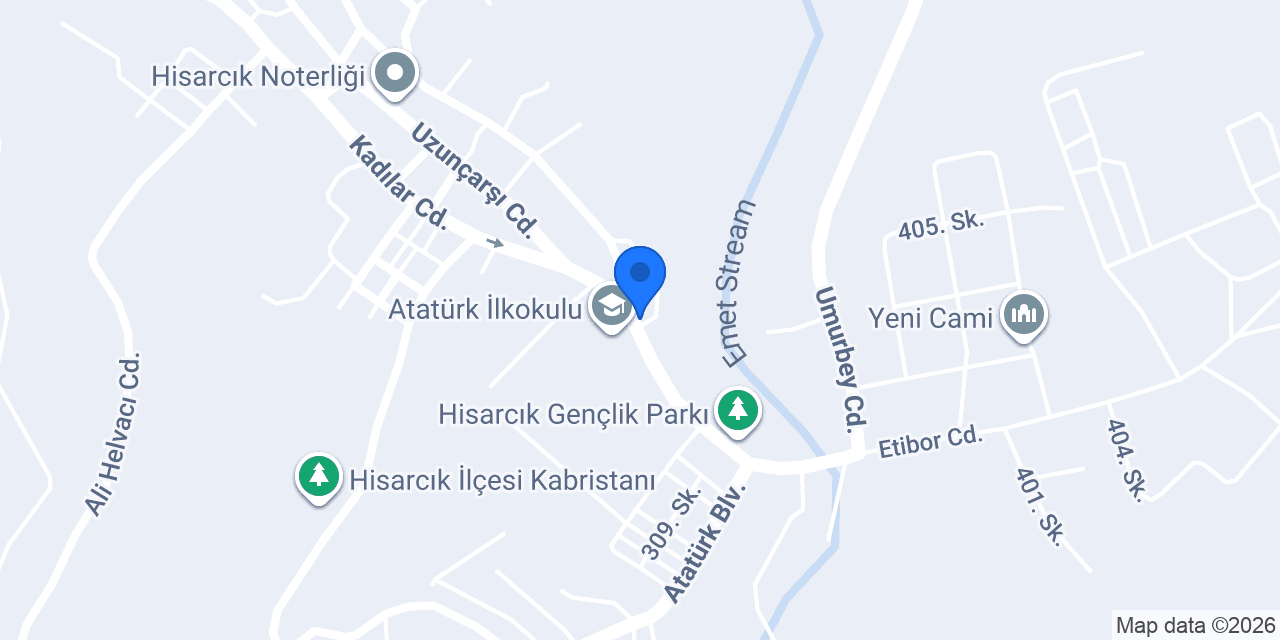 Akın Kömür konumu