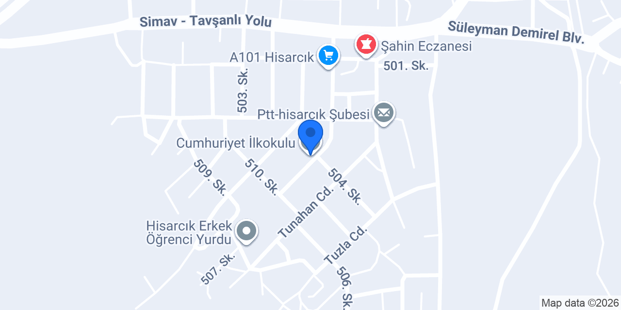 Cumhuriyet İlkokulu konumu