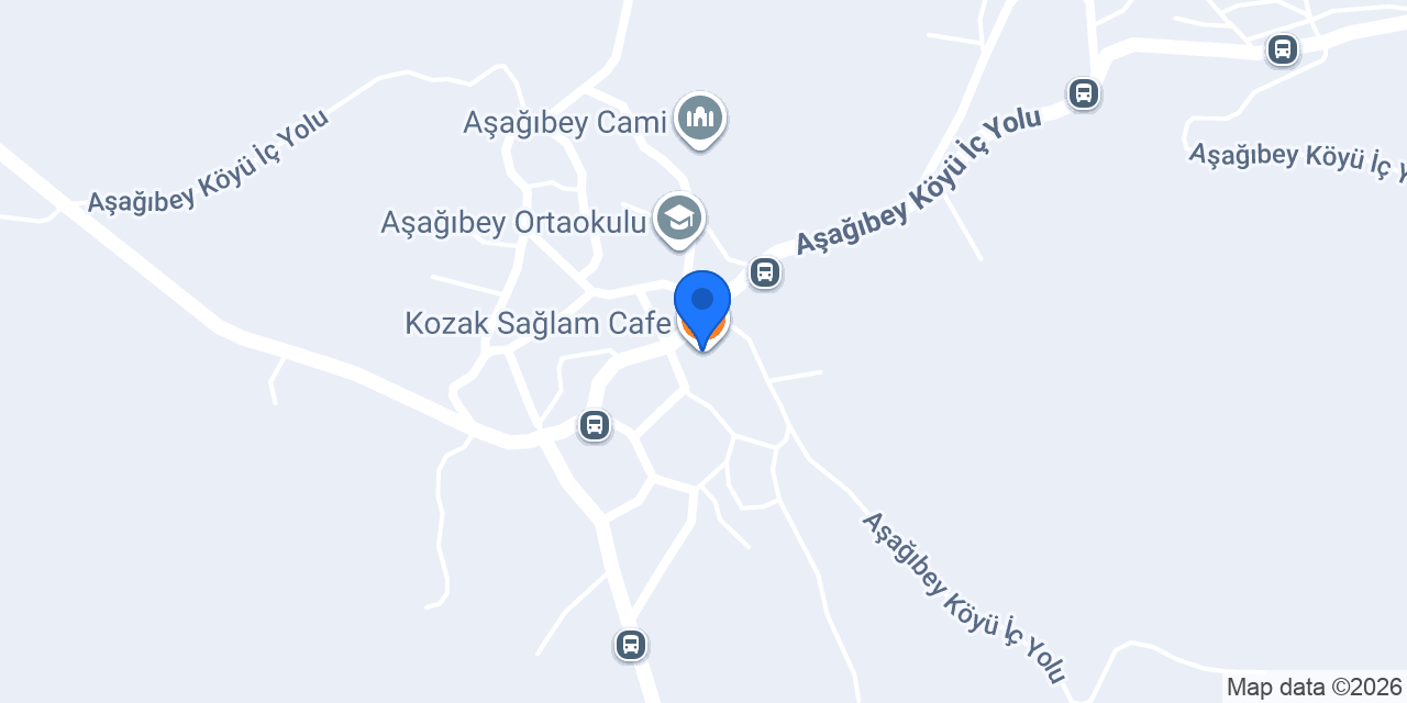 Kozak Sağlam Cafe konumu