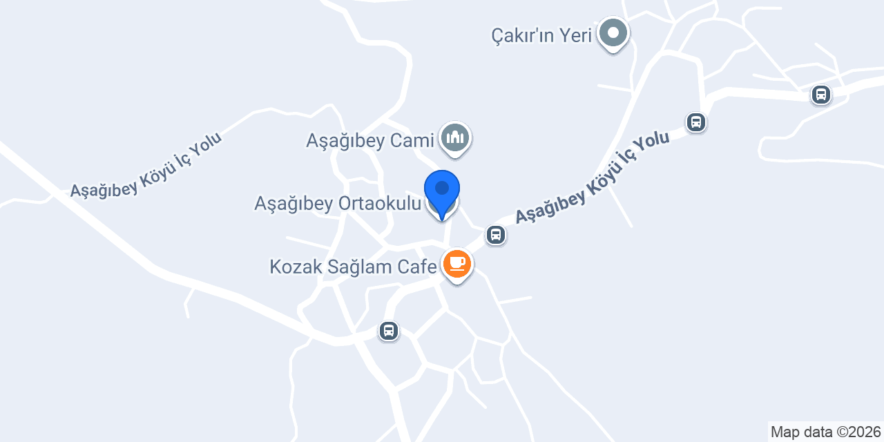 Aşağıbey Ortaokulu konumu