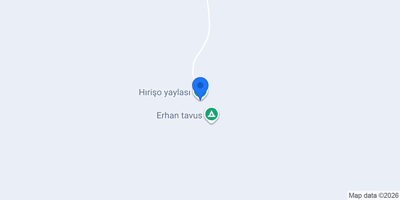Hırişo yaylası konumu