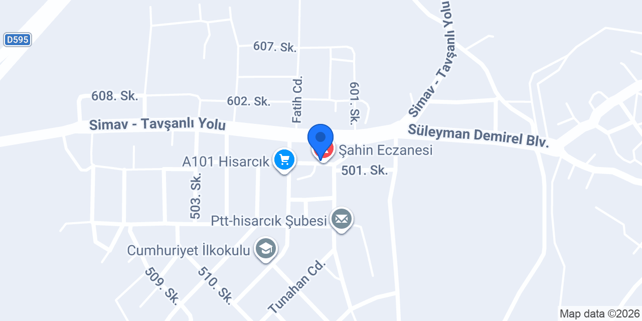 Şifa Eczanesi konumu