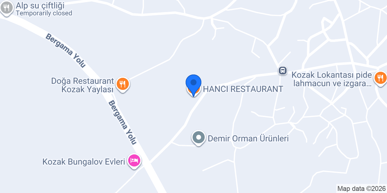 HANCI RESTAURANT konumu