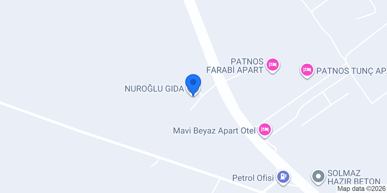 NUROĞLU GIDA konumu