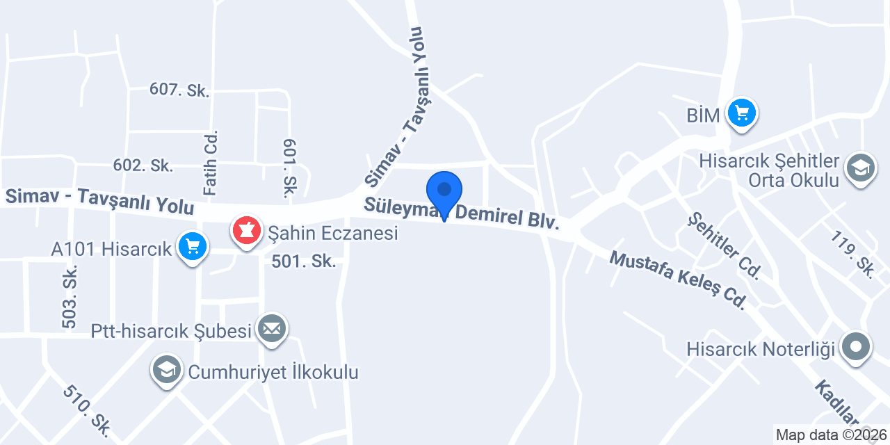 Yıldız Erkek Öğrenci Pansiyonu konumu