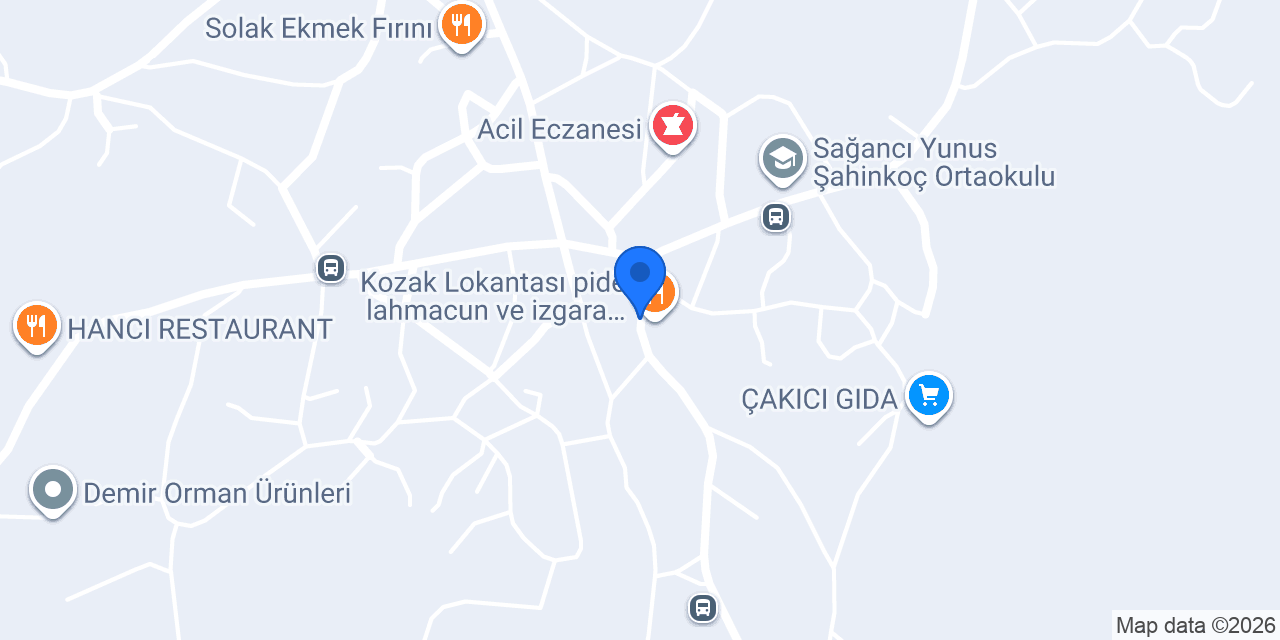 Kozak Huzur Sofrası konumu