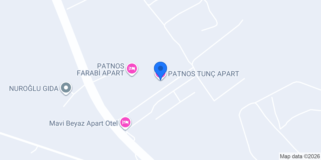 PATNOS TUNÇ APART konumu