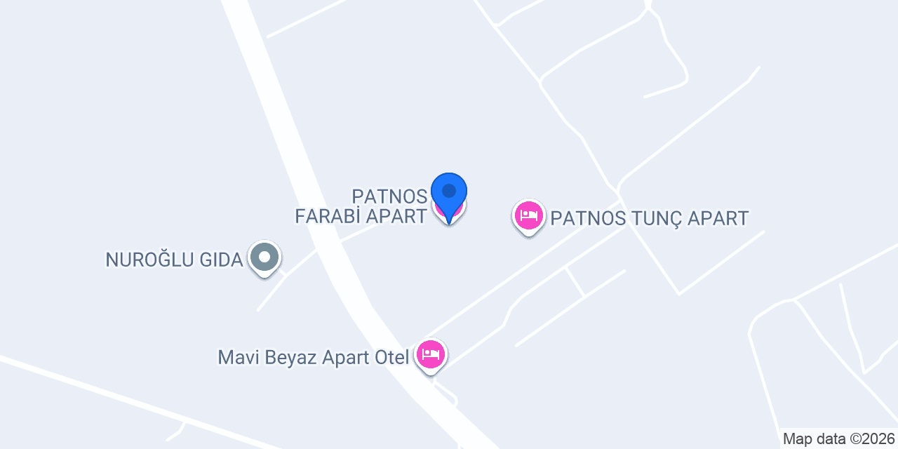 PATNOS FARABİ APART konumu