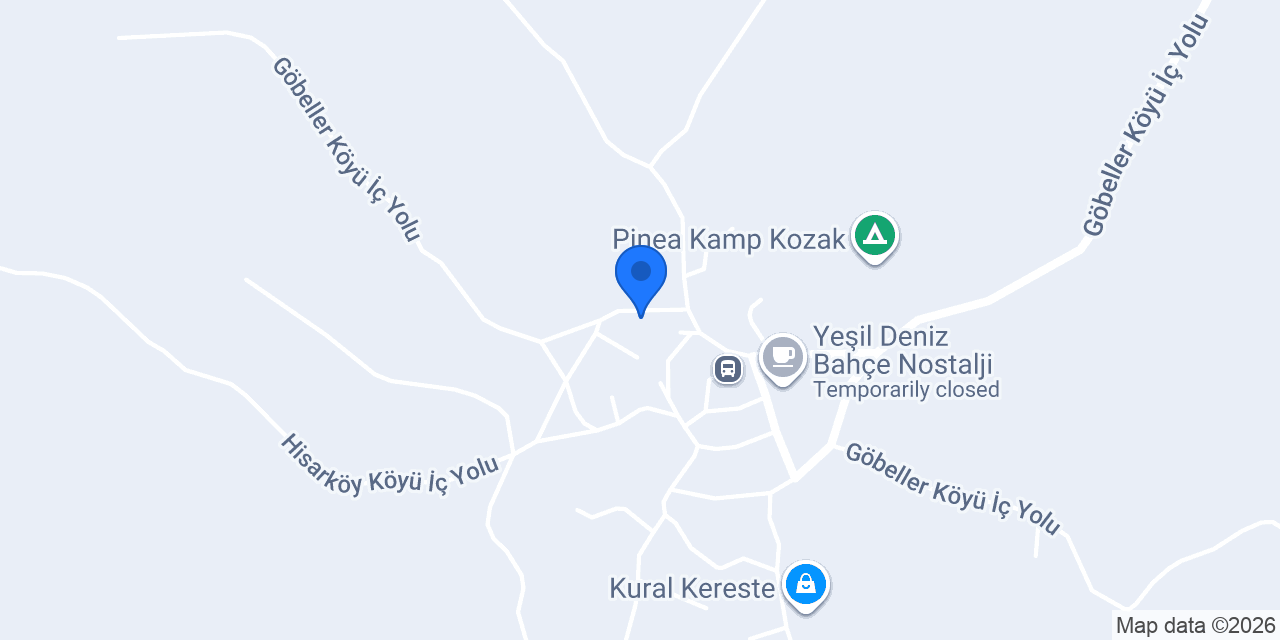 Göbeller İlkokulu konumu