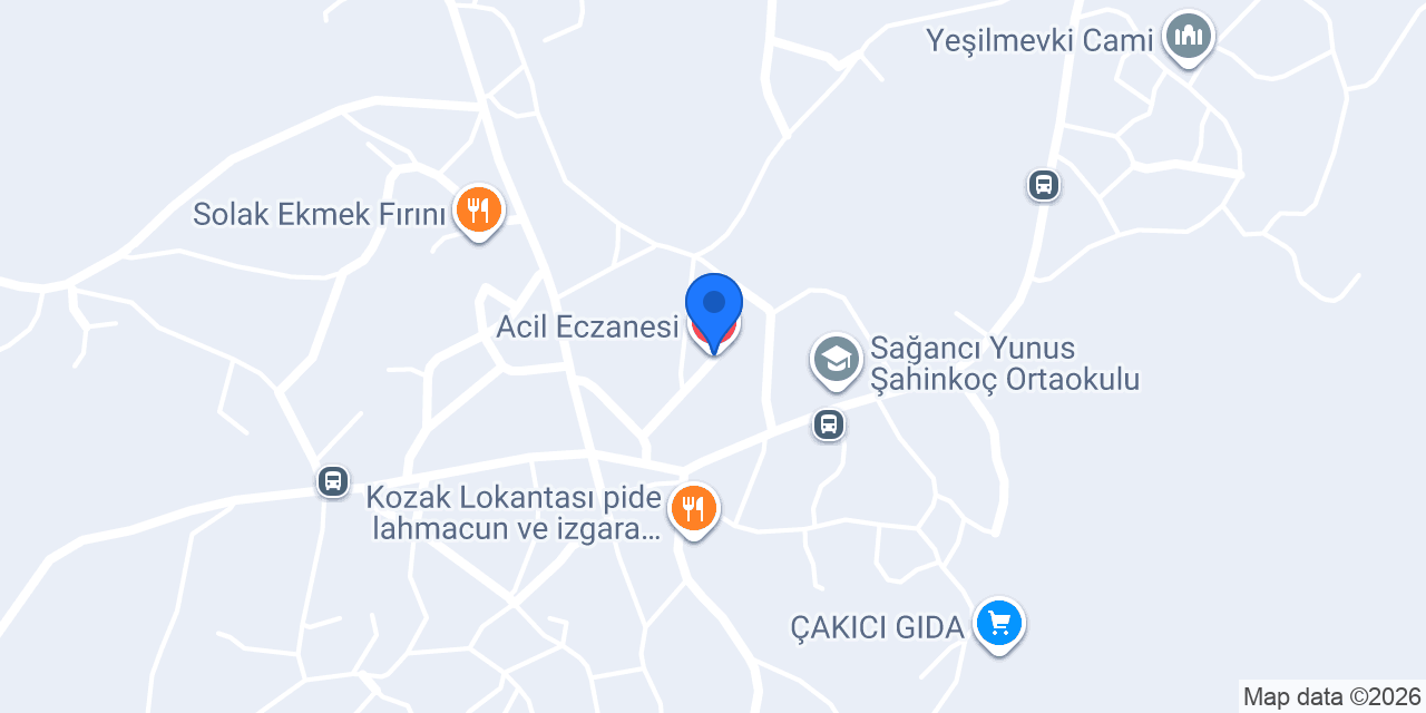 Acil Eczanesi konumu