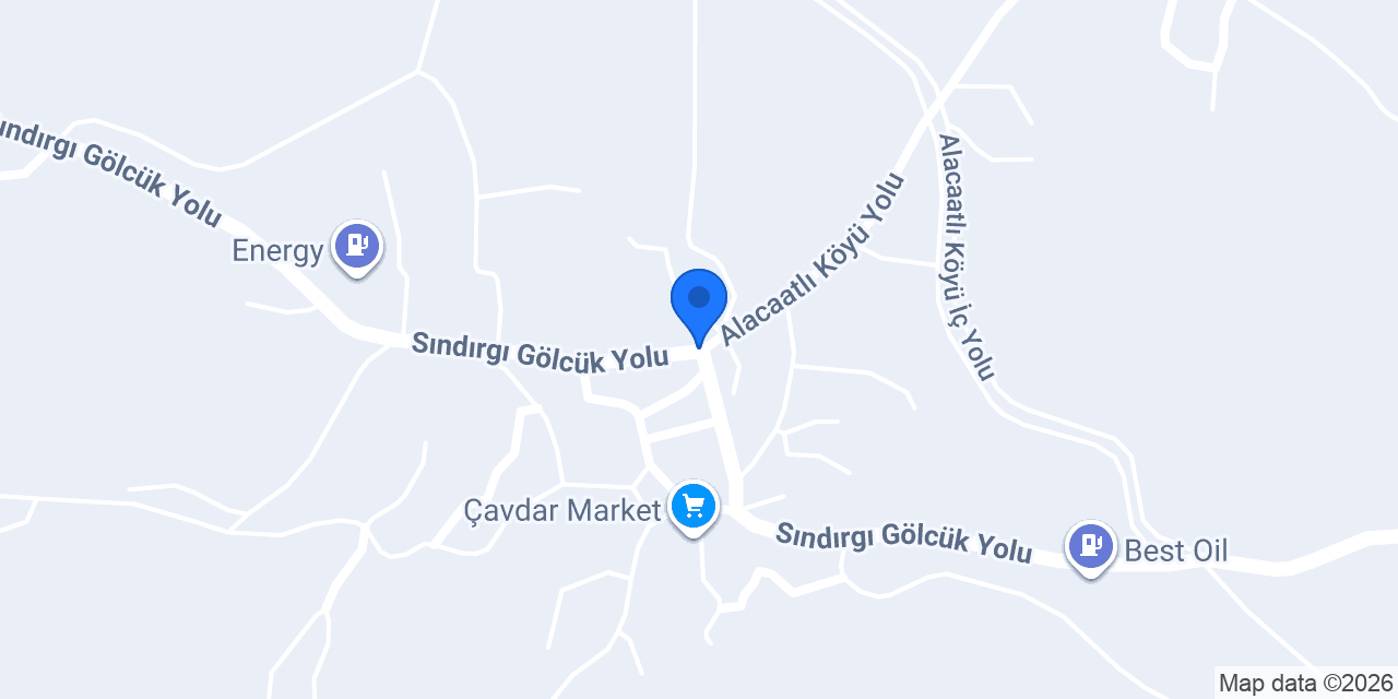 Alacaatlı İlköğretim Okulu konumu
