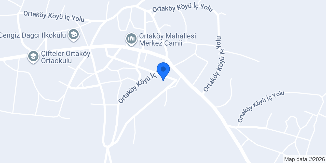 Ortaköy İlköğretim Okulu konumu