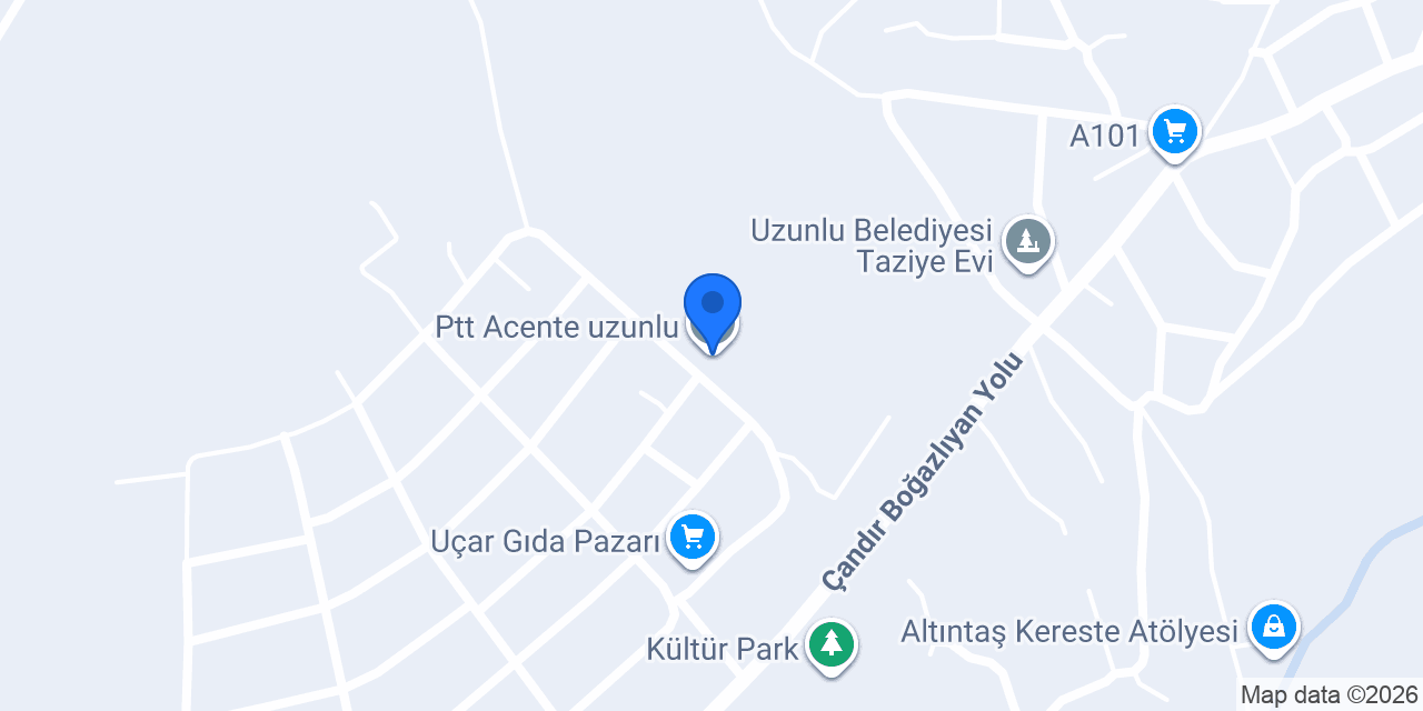 Ptt Acente uzunlu konumu