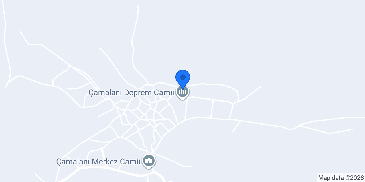 Çamalanı İlköğretim Okulu konumu