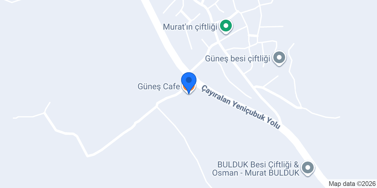 Güneş Cafe konumu