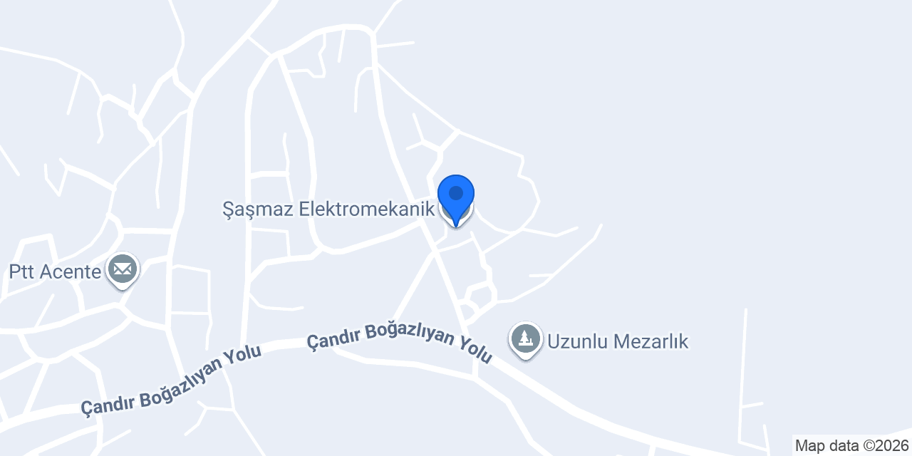 Şaşmaz Elektromekanik konumu