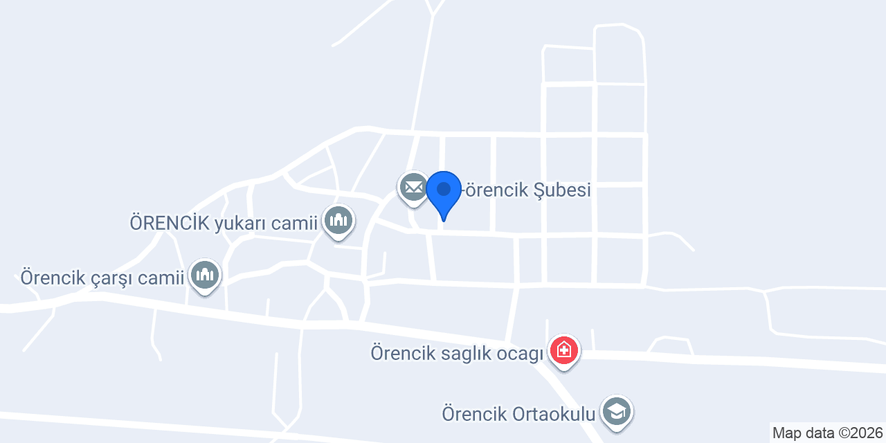 Örencik Aile Sağlık Merkezi konumu