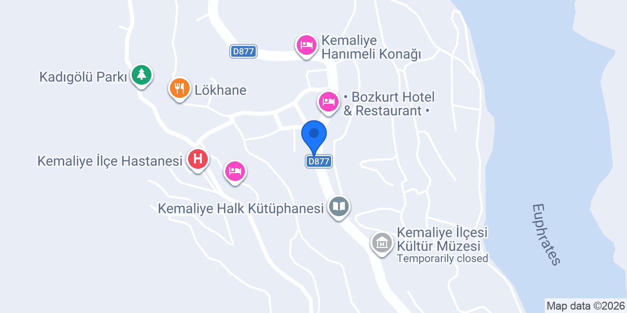 Kemaliye,Türkiye konumu