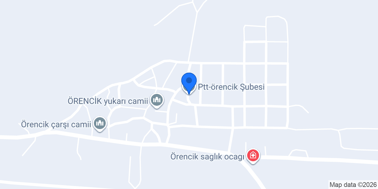 Ptt-örencik Şubesi konumu