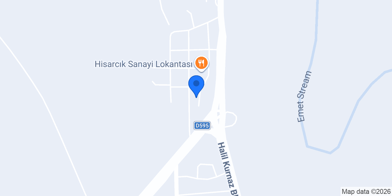 Hisarcık Has Tarım konumu