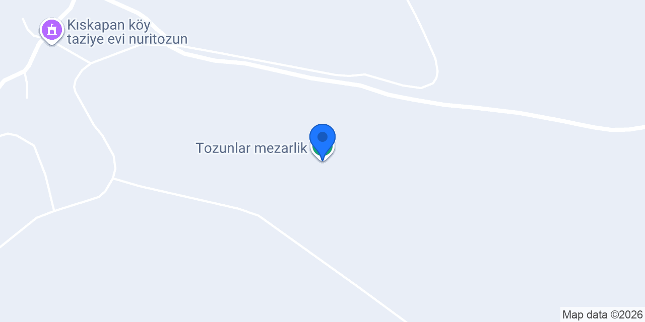 Tozunlar mezarlik konumu