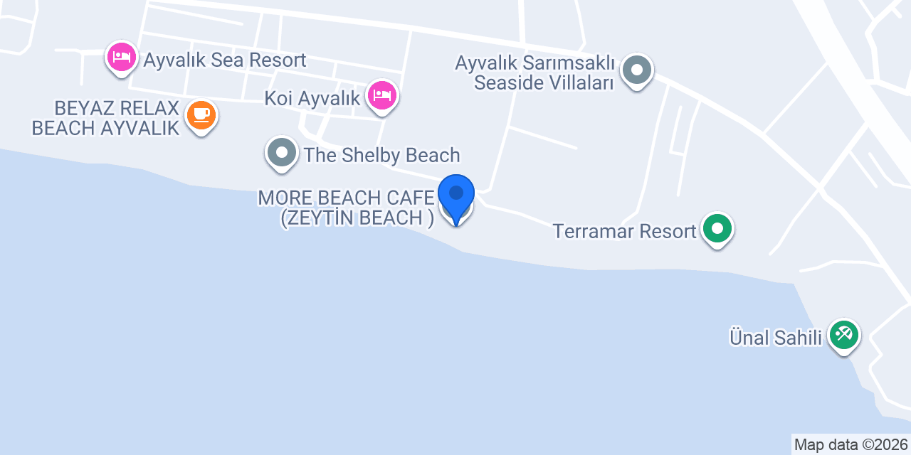MORE BEACH CAFE (ZEYTİN BEACH ) konumu