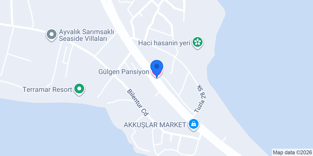Gülgen Pansiyon konumu